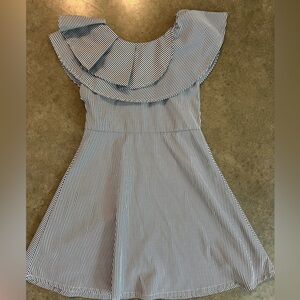 Habitual girls striped navy dress size 12